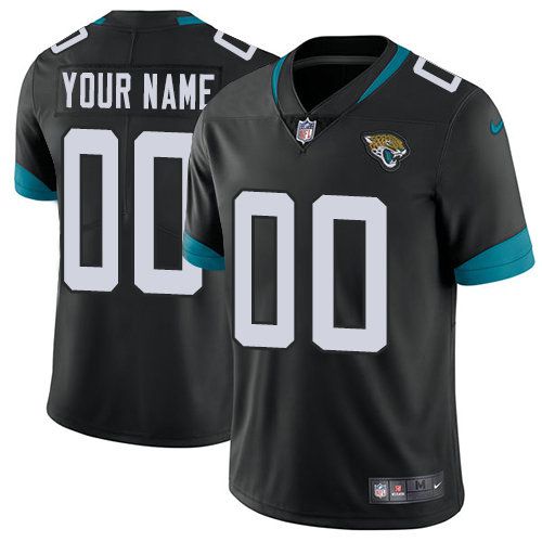 2019 NFL Youth Nike Jacksonville Jaguars Black Alternate Stitched Custom NFL Vapor jersey